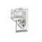 Z-Lite Rubicon 1 Light Wall Sconce, Chrome & Clear 1927-1S-CH - alternate 3